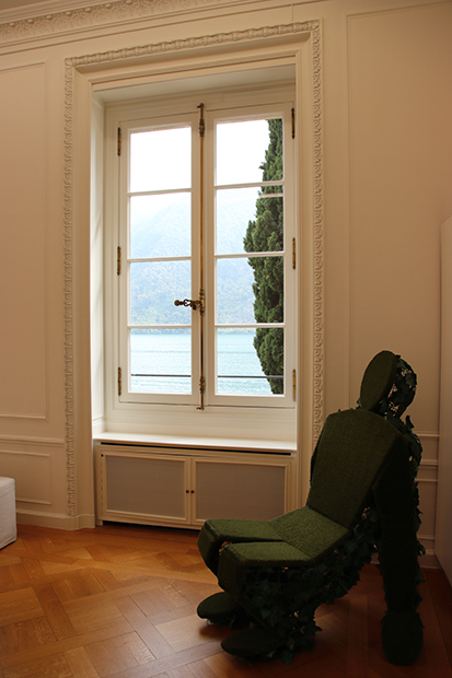 Villa Heleneum a Lugano, interno della villa con la mostra di Bally Foundation