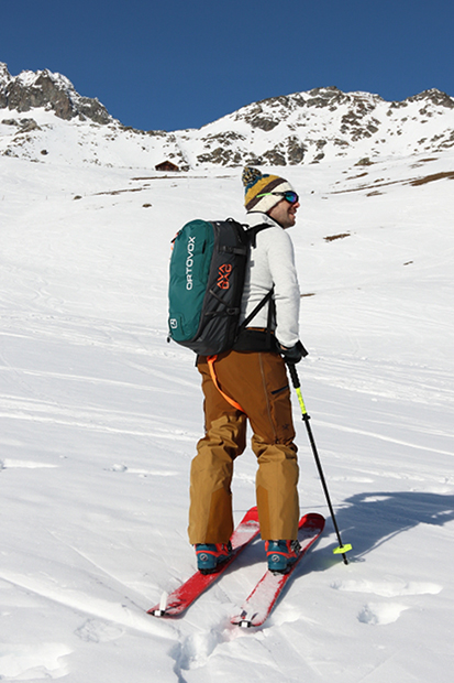 Zaino Ortovox Avabag Litric Tour 30 - GiorgioTmk lo indossa a fare Scialpinismo